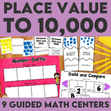 Place Value to 10 000 Guided Math Centers