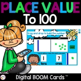 Place Value to 100- Boom Cards - Digital
