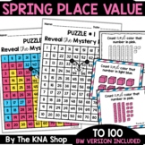 Place Value to 100 Chart Mystery Picture Welcome Back from