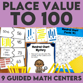 Place Value to 100 Guided Math Centers