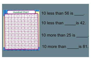 Preview of Place Value to 100 Review