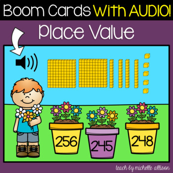 Preview of Place Value to 1000 | Hundreds Tens and Ones | Math BOOM Cards™