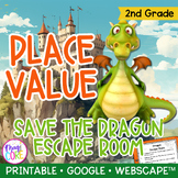 Place Value to 1000 Math Escape Room & Webscape™ - 2nd Gra