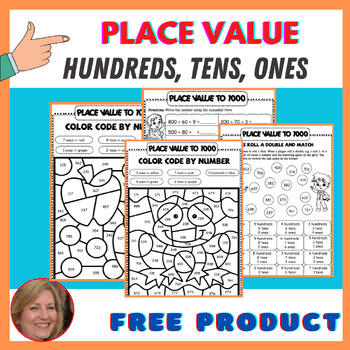 Preview of Place Value to 1000, Place value, Hundreds, Tens and Ones worksheets