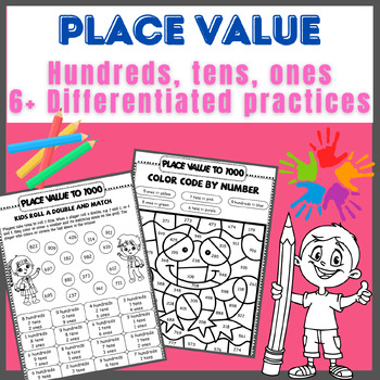 Preview of Place Value to 1000,  Place value games | Place values tens and ones