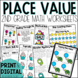 Place Value to 1000 Worksheets and Activities for 2nd or 3