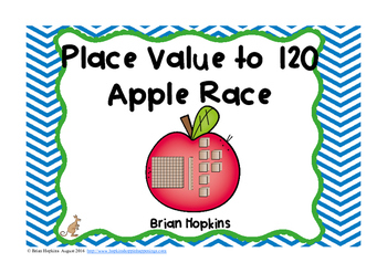 Preview of Place Value to 120 Apple Task Cards FREEBIE