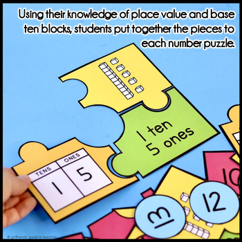 Place Value to 20 Number Puzzles | Numbers 1-20 | Place Value to 20 ...