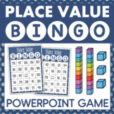 Tens and Ones Place Value Math Bingo Game 1st Grade 2 Digi