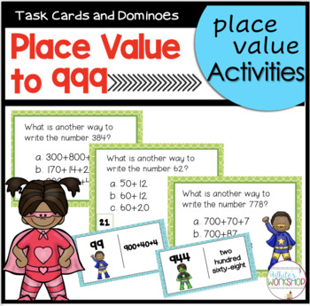 Preview of Place Value Activities to 999 Activities