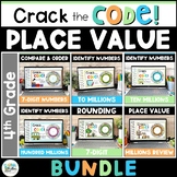 Place Value to Hundred Millions BUNDLE - Crack the Code Di