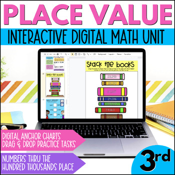 Preview of Place Value to Hundred Thousand Place - Math Google Slides Lessons & Activities