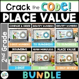 Place Value to Hundreds Digital BUNDLE - Crack the Code Ga