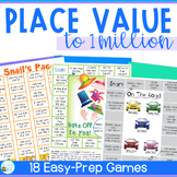 Place Value Games to One Million Bundle