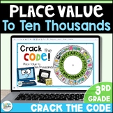 Place Value to Ten Thousands Digital Math Game - Crack the