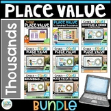 Place Value to Thousands Digital Math Activities Mega BUND