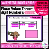 Place Value to hundreds Valentine's Day BOOM™ Cards | 2.NBT.A.1