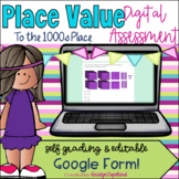 Place Value Google Form l Google Classroom l Distance Learning