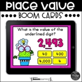 Place Value to the Thousands Place Boom Cards™ - Digital T