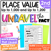 Place Value up to 1200 - 2nd Grade Worksheets - Unravel th
