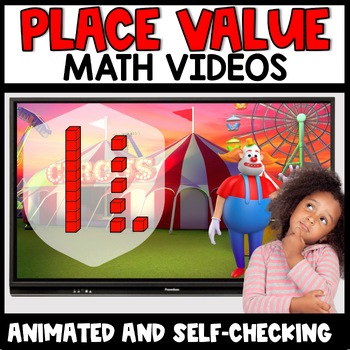 Preview of Place Value up to 40 Math Videos - Animated Whiteboard Early Finishers