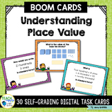 Place Value Digital BOOM Task Cards - Math TEKs 3.2A 3.2B 