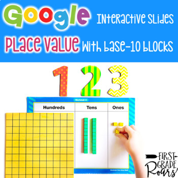 Preview of Place Value with Base 10 BUNDLE Using Google Drive & Google Classroom