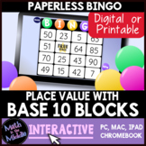 Place Value with Base 10 Blocks - tens & ones - Digital Bi