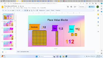 Preview of Place Value with Digital Blocks Practices