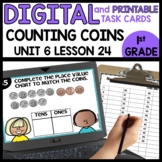 Place Value with Dimes and Pennies Task Cards 