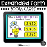Place Value with Expanded Form Boom Cards™ - Digital Task Cards