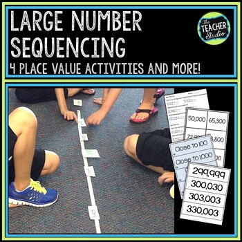 Preview of Place Value Sequencing and Comparison Lessons and Activities