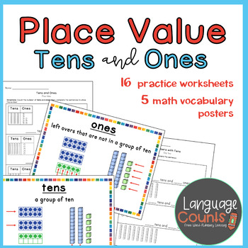 Preview of Place Value with Tens and Ones- 1st Grade