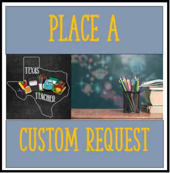 Preview of Place a Custom Product Request