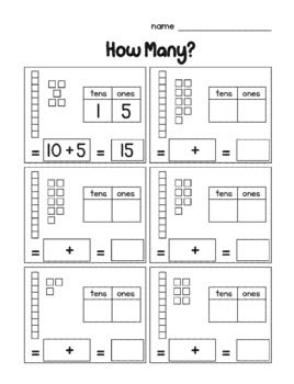 Place value - Tens and Ones, Adding with Tens and Ones by Narwhal ...