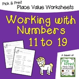 Intro to Place Value, Introducing Place Value, Counting 11