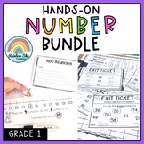 Place value and number sense BUNDLE | hands on math center