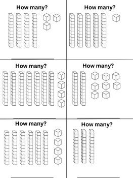 Preview of Place value tens place task cards