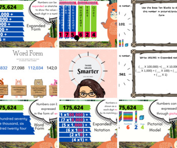 Preview of Place value up to hundred thousands place (Full Version)