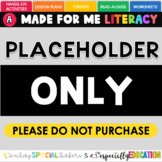 Placeholder Only (NOT FOR PURCHASE)