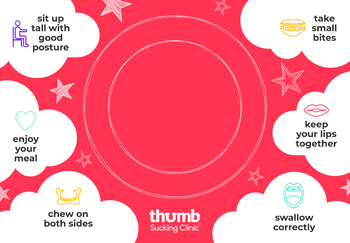 Preview of Placemat for correct eating and posture