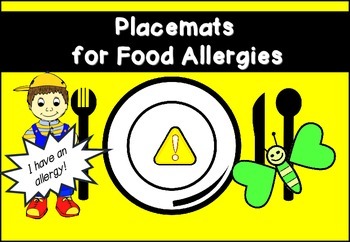 Preview of Placemats for Allergies