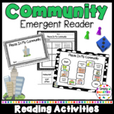 Places In My Community Emergent Reader Book AND Interactiv