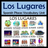 Places Vocabulary Activities & Games Unit in Spanish - Los