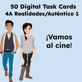 Preview of Places and Ir: 50 Digital Task Cards Ch. 4A Realidades/Auténtico 1