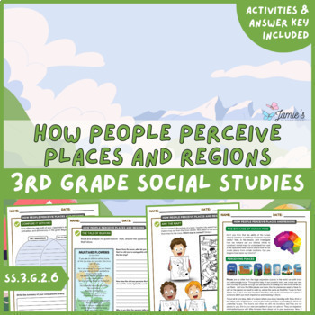 Preview of Places and Regions Activity & Answer Key 3rd Grade Social Studies