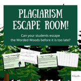 Plagiarism Escape Room - A fun interactive way to teach or