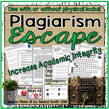 Preview of Plagiarism Escape Room