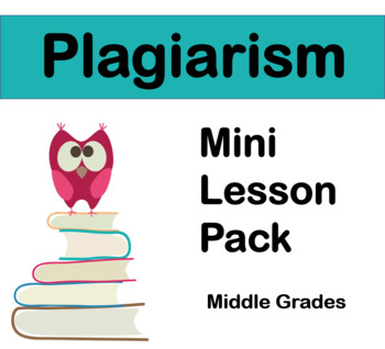 Preview of Plagiarism Mini Lesson Pack