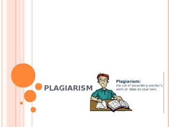 Preview of Plagiarism notes with Powerpoint